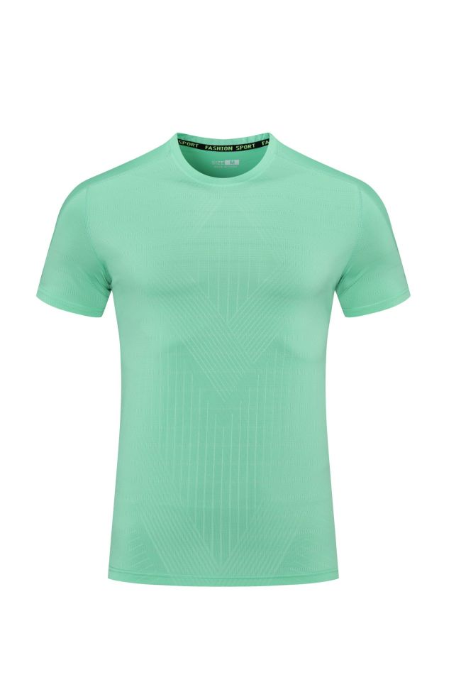 Men's Quick-dry Sports Fitness T-shirt Emerald green #203