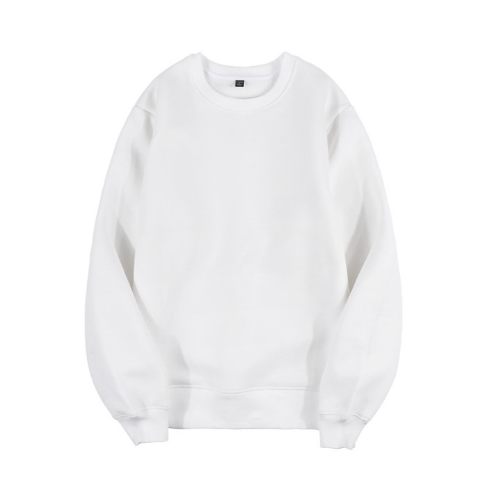 Adult Pure Cotton Sweatshirt White