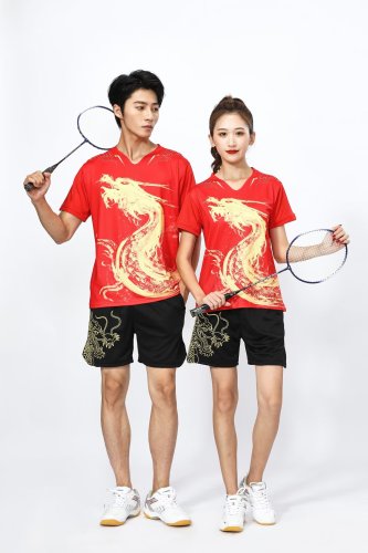 Adult Badminton Matchday Training Set (Shirt+Shorts)006