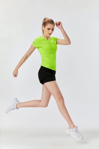 Women's Quick-dry Sports Fitness Top and Shorts Kit