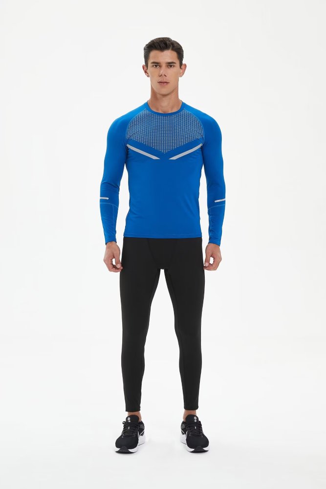 Men's Quick-dry Sports Fitness Top and Pants Set