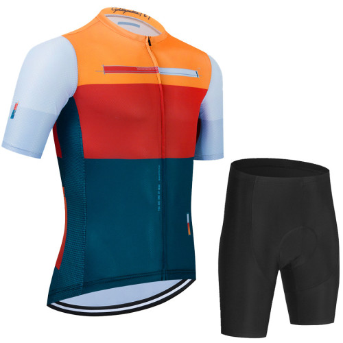 Mens Road Race Pro Team Cycling Short Sleeve Kit