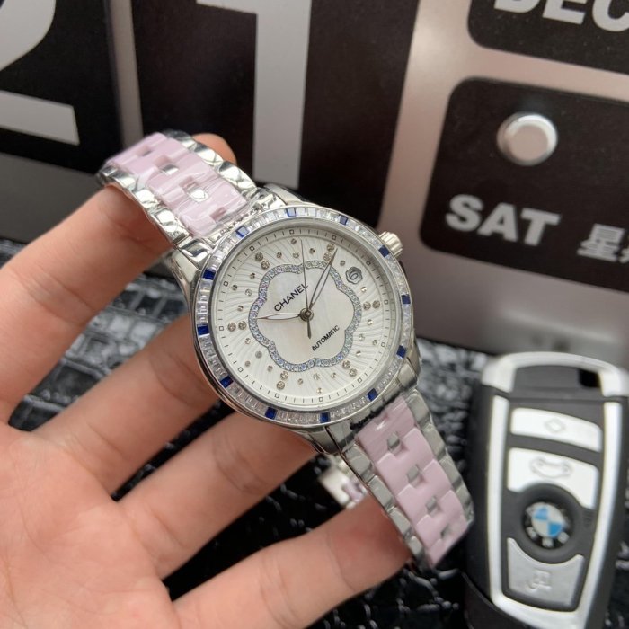  高品質シャネル 時計 スーパーコピー レディース 自動巻き     3色