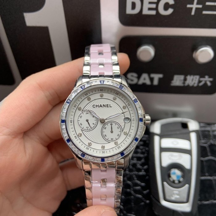  高品質シャネル 時計 スーパーコピー レディース 自動巻き     3色