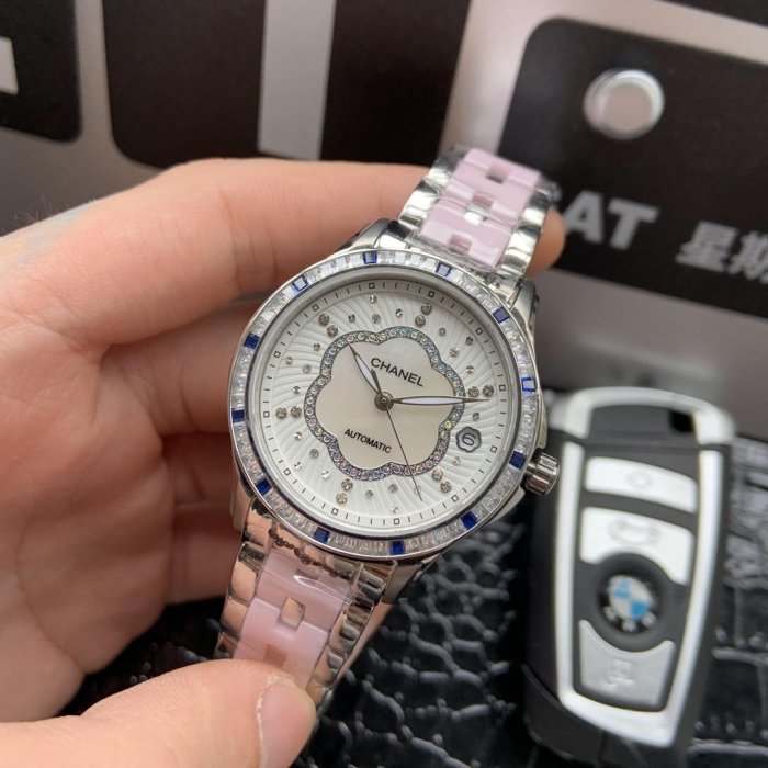  高品質シャネル 時計 スーパーコピー レディース 自動巻き     3色