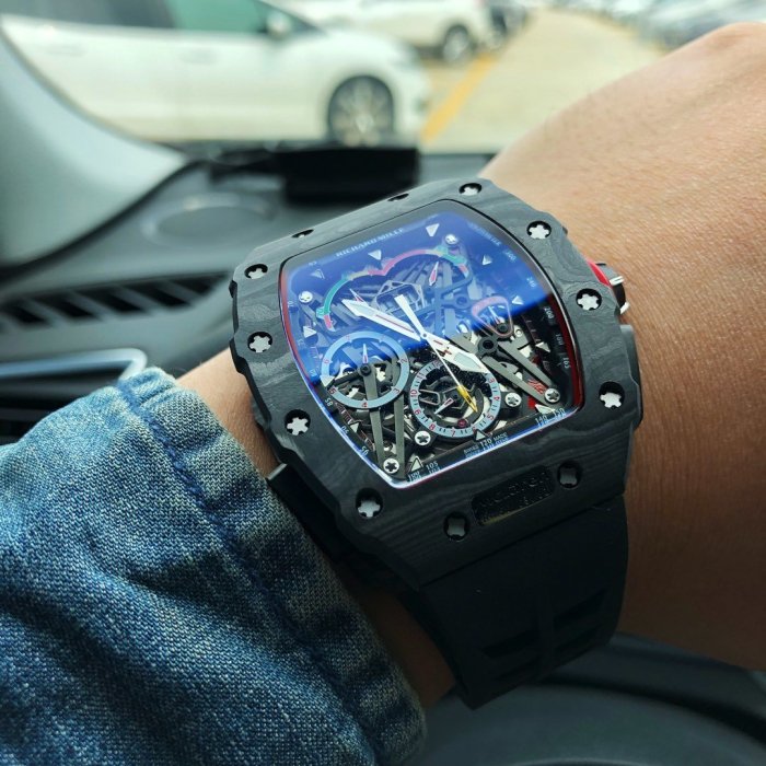高品質リシャールミル 時計 スーパーコピー メンズ 自動巻き2色