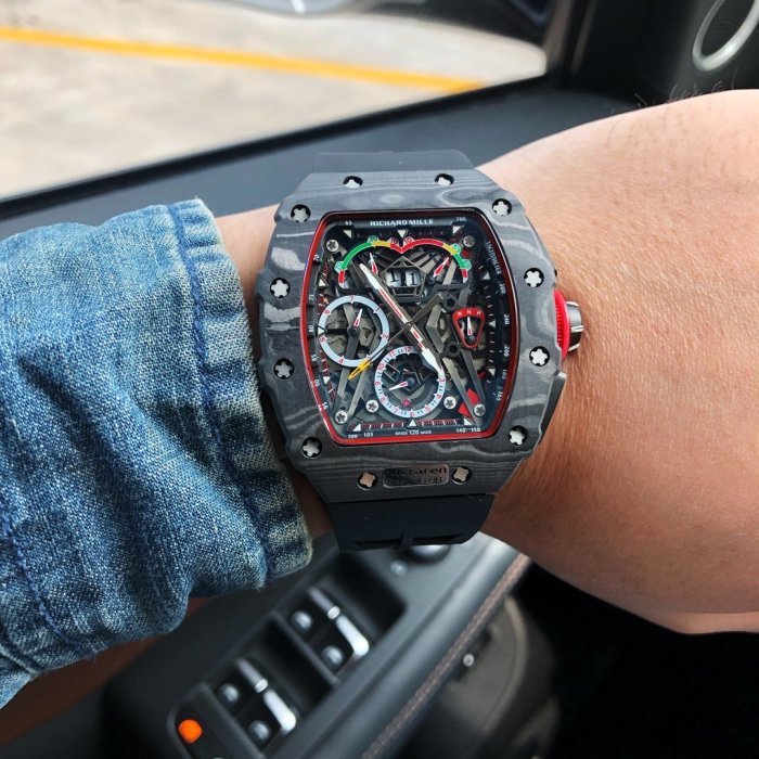 高品質リシャールミル 時計 スーパーコピー メンズ 自動巻き2色