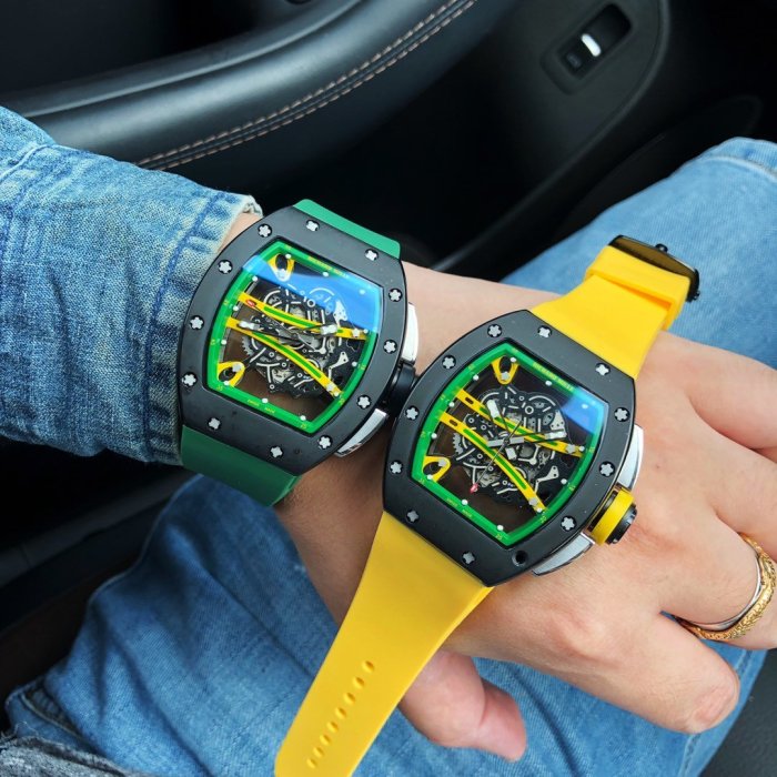 高品質リシャールミル 時計 スーパーコピー メンズ 自動巻き2色
