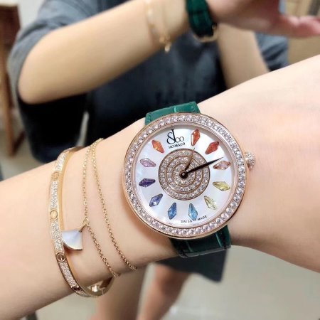 注目度NO.1ジェイコブ 時計 コピー レディース クオーツ   