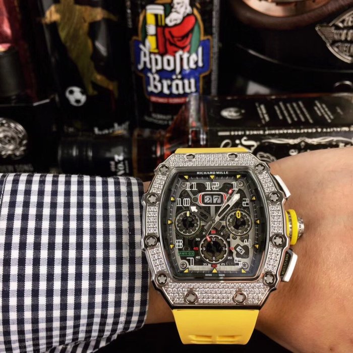 高品質リシャールミル 時計 スーパーコピー メンズ 自動巻き4色