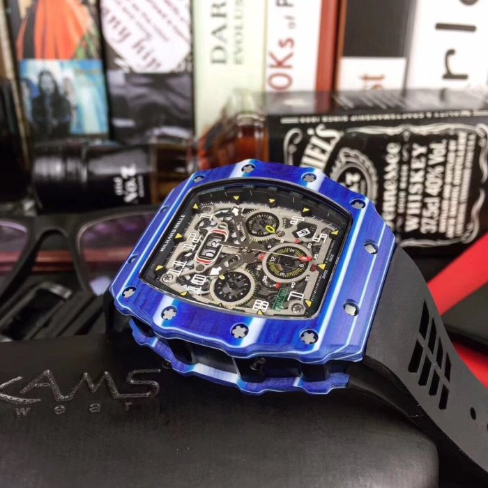 高品質リシャールミル 時計 スーパーコピー メンズ 自動巻き2色