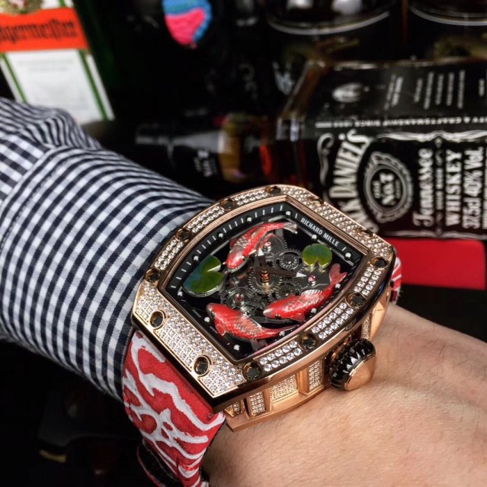 高品質リシャールミル 時計 スーパーコピー メンズ 自動巻き3色