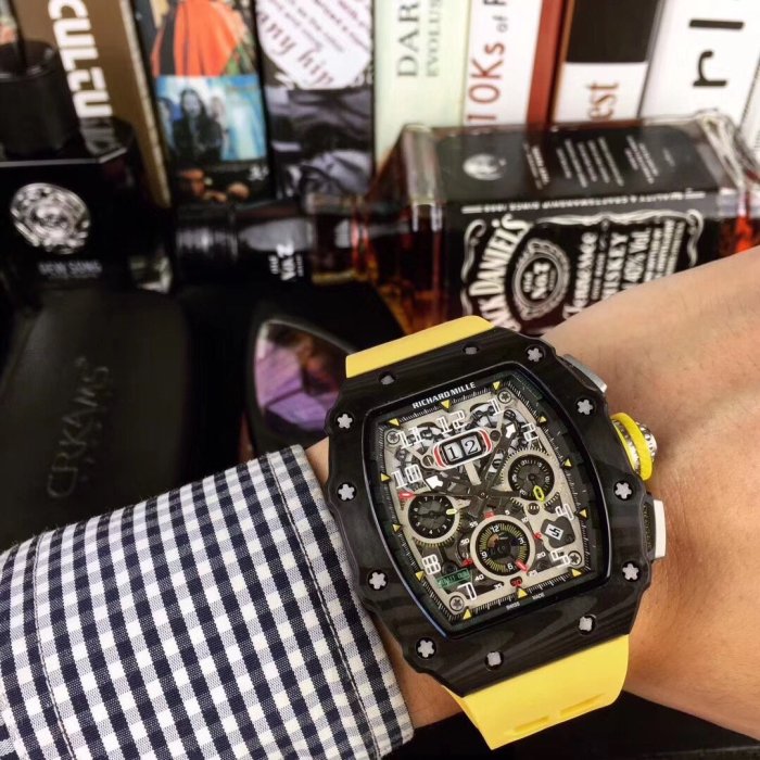 高品質リシャールミル 時計 スーパーコピー メンズ 自動巻き4色