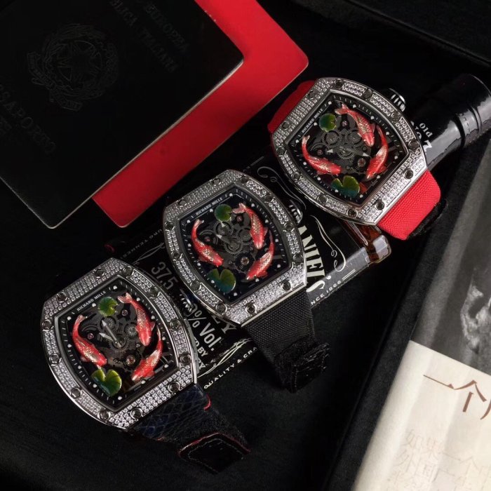 高品質リシャールミル 時計 スーパーコピー メンズ 自動巻き3色