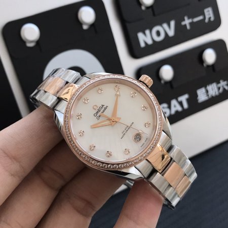 高品質オメガ 時計 スーパーコピー レディース 自動巻き 2色