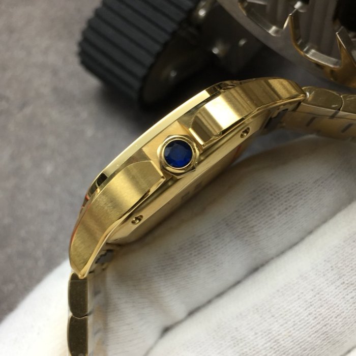 高品質カルティエ サントス コピーシリーズ レディース 自動巻き
