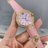 定番人気カルティエ バロンブルー コピーシリーズ レディース クオーツ3色