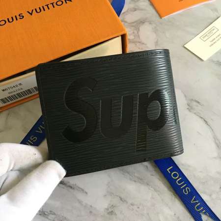 シュプリーム財布コピー2020新品 LOUIS VUITTON supreme 二つ折財布 男女兼用