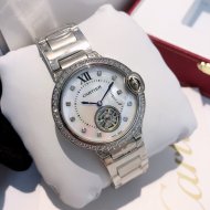 大人気新作カルティエ バロンブルー コピーシリーズ レディース 自動巻き4色