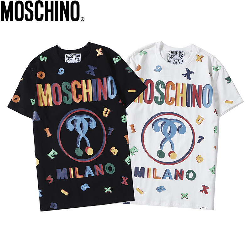 円 モスキーノ服コピー 定番人気新品 Moschino レディース 半袖tシャツ 2色 M Creditshop Jp