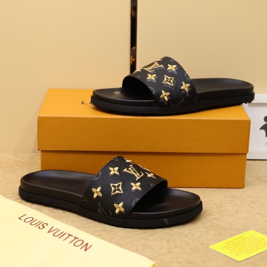 円 ルイヴィトン靴コピー 大人気春夏新作 Louis Vuitton メンズ サンダル スリッパ M Creditshop Jp