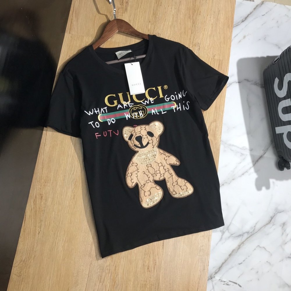 円 9800 グッチ服コピー 定番人気新品 Gucci 男女兼用 半袖tシャツ 2色 M Creditshop Jp