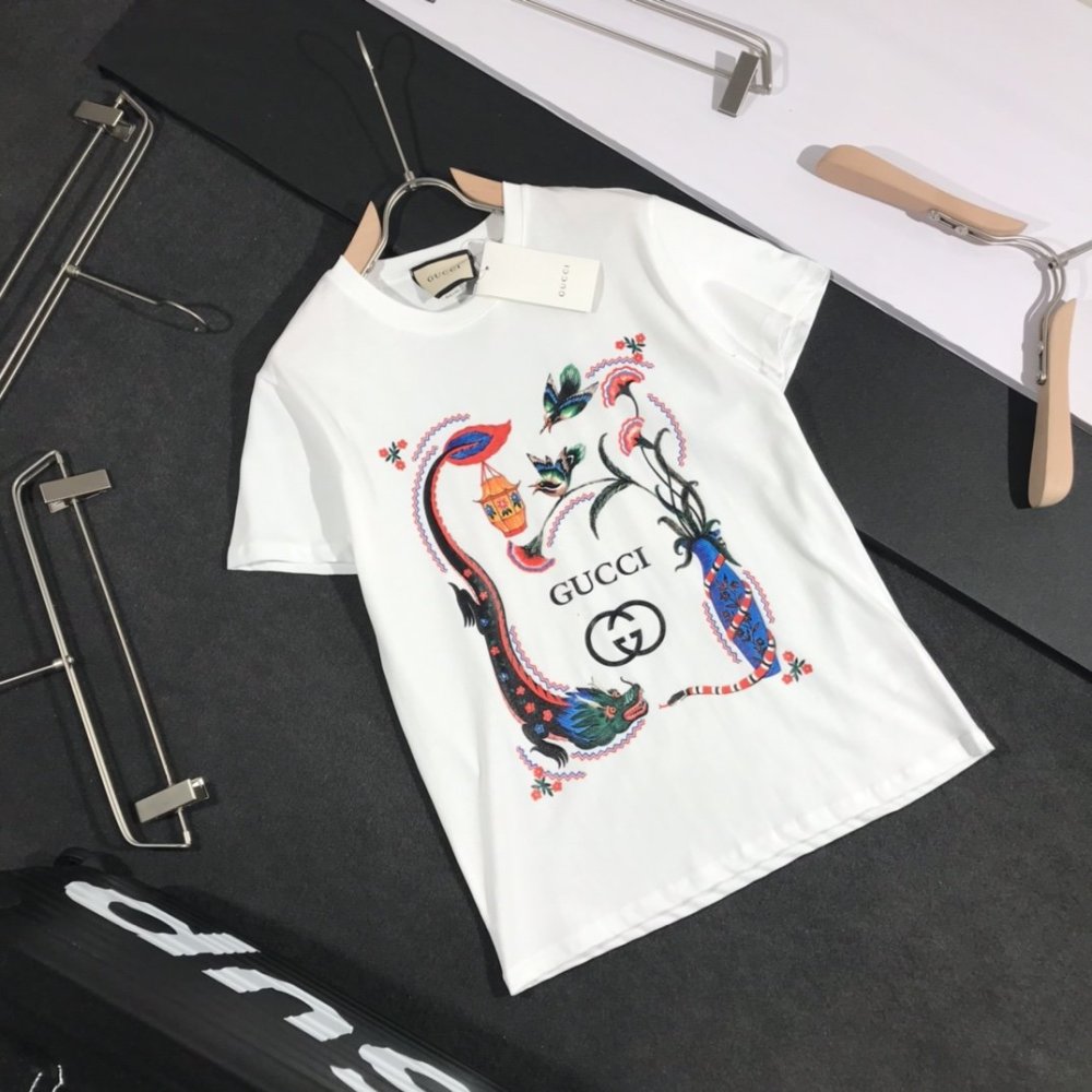 円 9800 グッチ服コピー 大人気新品 Gucci 男女兼用 半袖tシャツ 2色 M Creditshop Jp