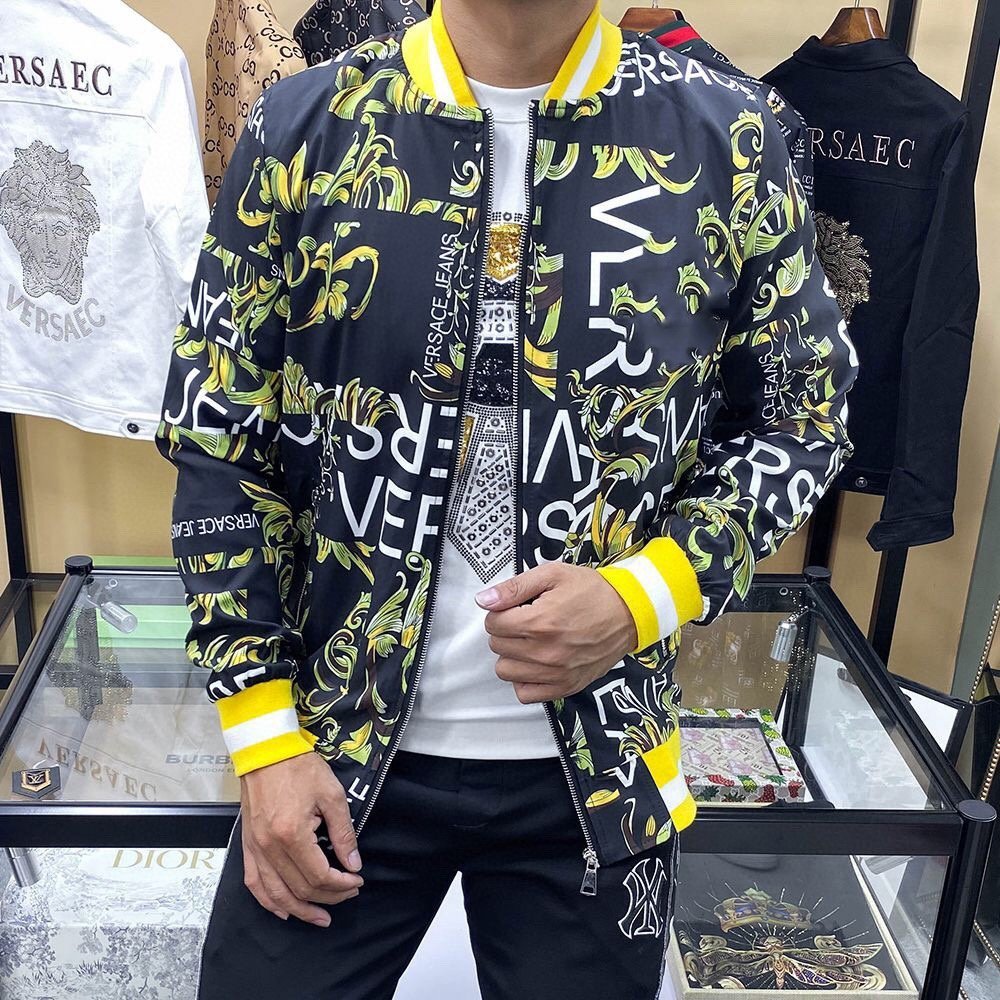 円 ヴェルサーチェ服コピー 定番人気21新品 Versace メンズ ジャケット 2色 M Creditshop Jp