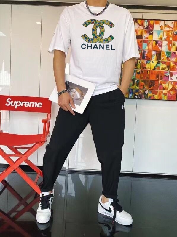 円 9800 シャネル服コピー 21新品注目度no 1 Chanel メンズ 半袖tシャツ 2色 M Creditshop Jp