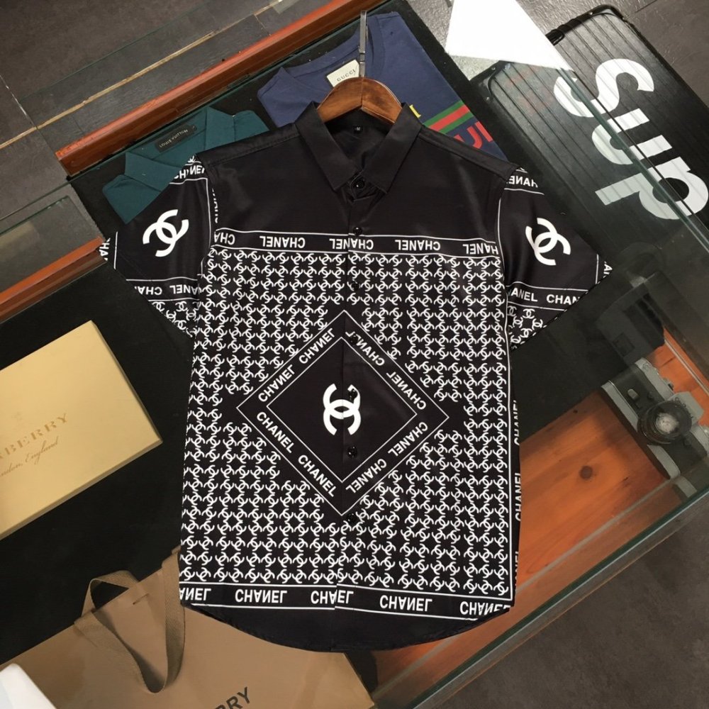 円 シャネル服コピー 定番人気21新品 Chanel メンズ シャツ 2色 M Creditshop Jp