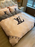 ルイヴィトン寝具カバーコピー 定番人気2022新品  Louis Vuitton 寝具カバークリスタルベルベット 4点セット