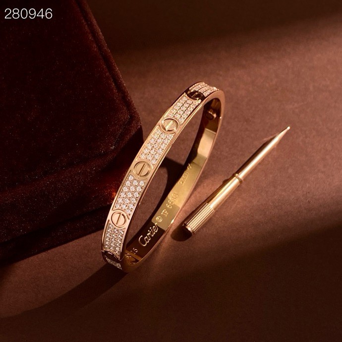 注目度抜群！カルティエ ブレスレット 18K 偽物 3色