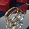 【使い勝手抜群】カルティエ ブレスレット 18K 偽物 3色