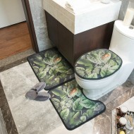 新色登場☆ 他のブランド 2024新作 バスマット3点セット 洗える 便座カバー/足元マット 新居寝具用品