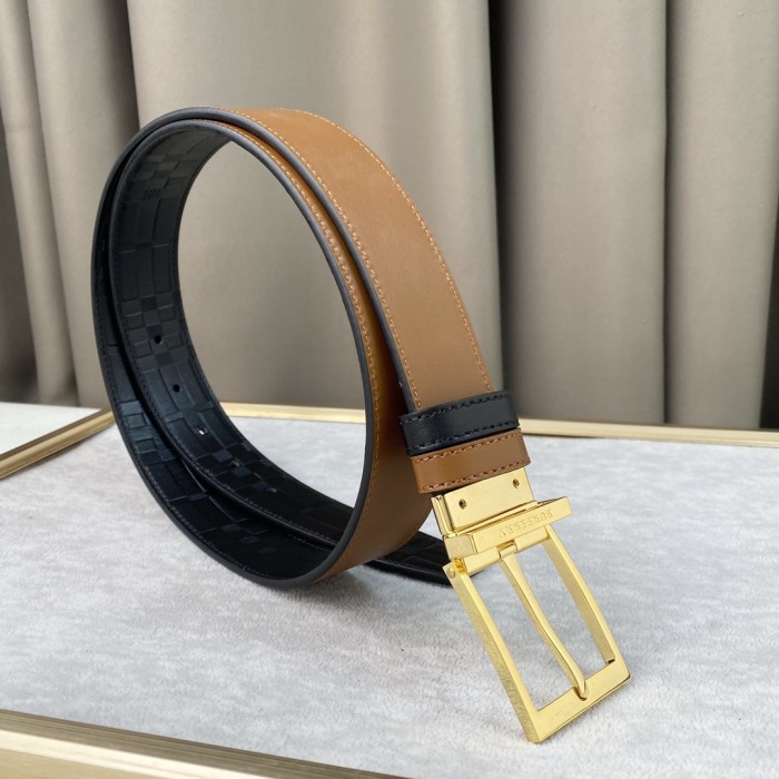 使い勝手良し バーバリー 新作 メンズベルト 偽物 35mm