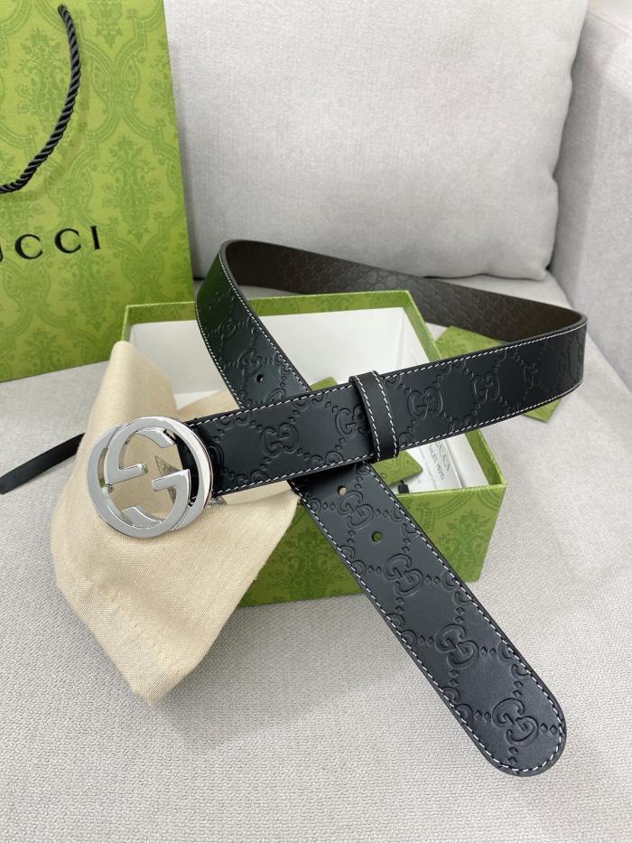 送料込 グッチ 新作 メンズベルト 偽物 40mm