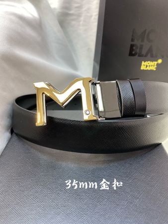 おすすめ モンブラン 新作 メンズベルト 偽物 35mm