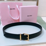 最安値挑戦 ミュウミュウ 新作  レディースベルト 偽物 35mm