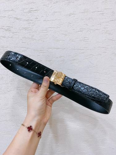 争奪戦 ミュウミュウ 新作  レディースベルト コピー 30mm