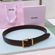 ☆超人気☆ ミュウミュウ 新作  レディースベルト 偽物 35mm
