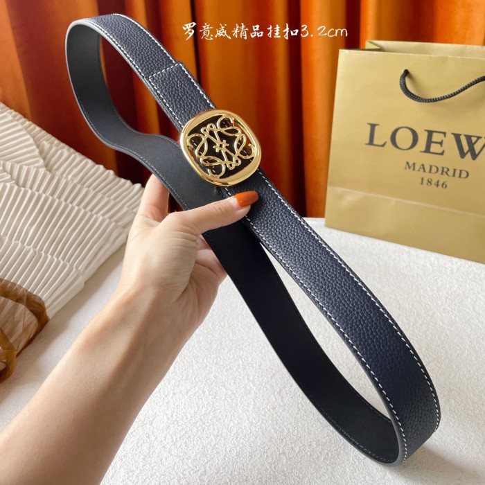 高品質 ロエベ 新作  レディースベルト 偽物 32mm
