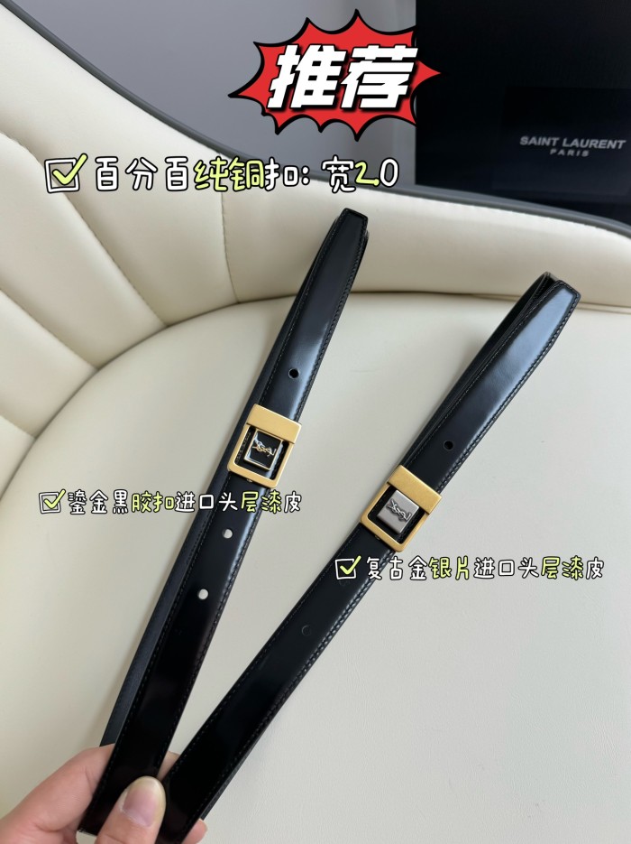 完売必至 イヴサンローラン 新作 レディースベルト スーパーコピー 20mm
