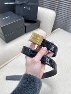 【限定カラー】イヴサンローラン 新作 レディースベルト スーパーコピー 30mm