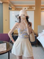 送料込 2024 エルメス 新作 レディースつなぎ水着 コピー