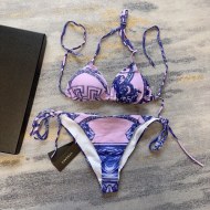 定番人気！2024 ヴェルサーチェ 新作 水着レディース ホルターネック上下セット コピー