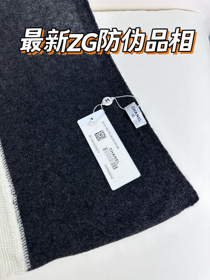 使い勝手良 2026 シャネル 新作 マフラー ウール 偽物