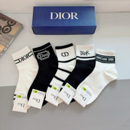 注目アイテム☆ 2026 ディオール 新作 ソックス コピー 5足セット