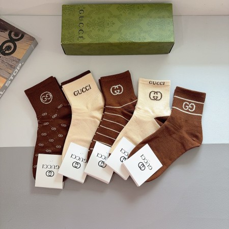 世界中で大人気♪ 2026 グッチ 新作 ソックス コピー 5足セット