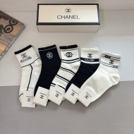 累積売上総額第１位！2026 シャネル 新作 ソックス スーパーコピー 5足セット