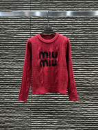 ★日本!!人気！ 2026 ミュウミュウ 新作 ニット 偽物  4色